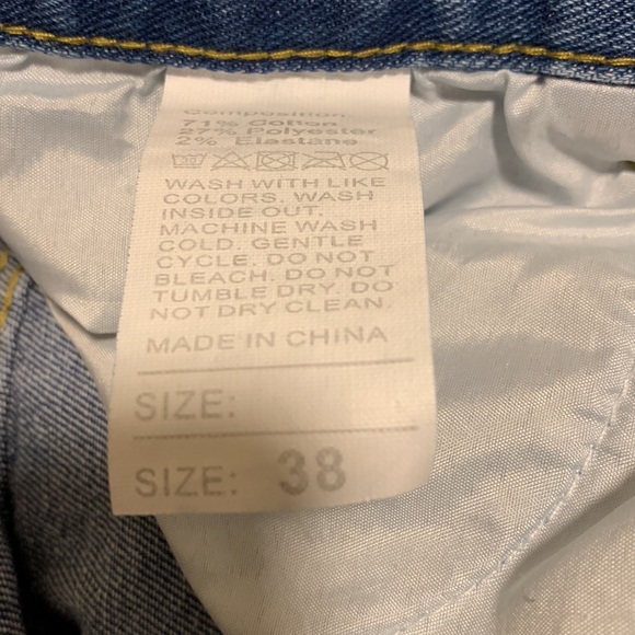 Men's Loose Fit Relaxed-Fit Men Jeans Washed Oversize Straight Leg Jean 38 - Picture 7 of 7